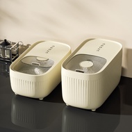 Rice Bucket 10kg Package Food Grade Kitchen Household Large Sealed Moisture-Proof Comes with Insect-