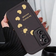 Casing hp for Samsung A17 4G A17 5G M17 5G F17 5G Case Simple heart pattern Silicone Case Cesing Sof
