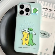 For Redmi 9C 10 9A 14C 5A Note 9 11 9s Pro Max Poco M6 X6 Pro Cartoon Dinosaur 2 in 1 Case GDK114A