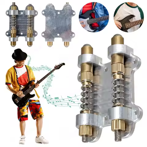Double Guitar Brass Tremolo Bridge Stabilizer Stopper Stabilizing Device Arming Adjuster Tremsetter 