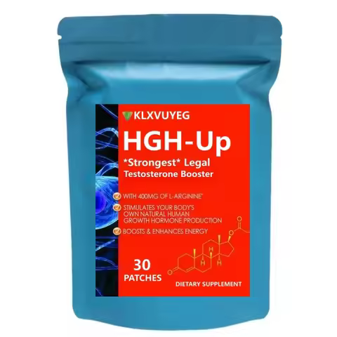 *Strongest* Legal Testosterone Booster, 30 Patches/bag, HGH-Up Energy Booster Supplements Muscle Gro