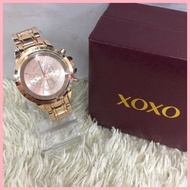 ▼ ⊕ Xoxo Chrono Stainless Watch