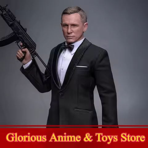 In Stock HOT TOYS HT James Bond 007 MMS803 No Time To Die 1/6 Desktop Decoration Movable Model Gift 