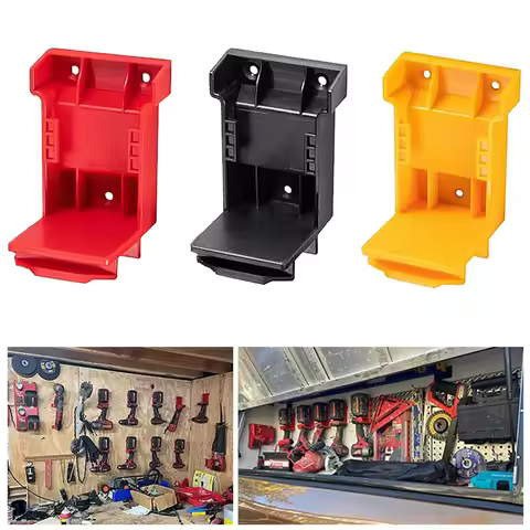 1pc Tool Mount for Dewalt for Milwaukee 18V 20V Drill Tools Battery Holder for Dewalt 20V Battery Mo