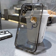 เคสไอโฟน11 กันกล้อง หรูหรา Soft TPU ใส เคส For iPhone 11 15 13 12 14 Pro Max X XR XS Max 7 8 Plus SE 2020 2022 14 15 Plus Phone Case แบบนิ่ม กัเคสโทรศัพท์ นิ่มกันกระแทก ซิลิโคนนิ่ม