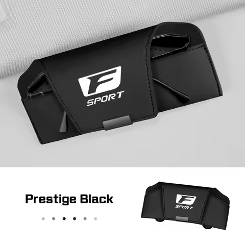 For Lexus F sport RX330 IS250 GX RX450h IS350 IS200 UX Sunglasses Box Microfiber Leather Car Visor G
