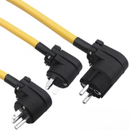 HiFi Audio Power Cable Amplifier Decoder Pure Copper C13 AC Power Cord Right Angle US EU AU Plug