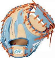 日本進口 Rawlings HOH® MLB COLOR SYNC 棒球 捕手手套 (GR4HM2AC)米藍