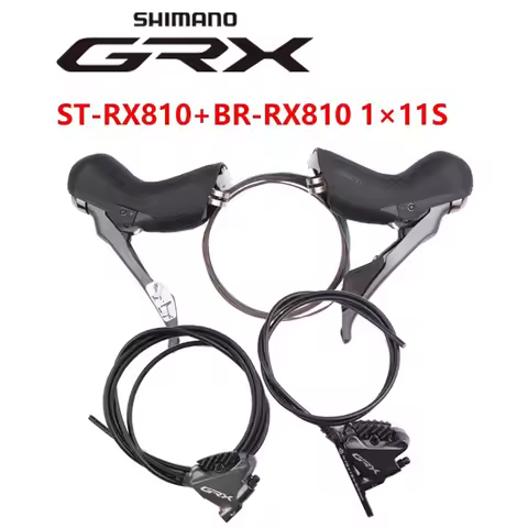 SHIMANO GRX ST-RX810 BR-RX810 DUAL CONTROL LEVER 1x11 Speed Hydraulic Disc Brake For Road Bike Bicyc