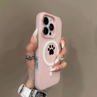 IPhone 13 11 Case For 16 15 12 14 17 Air Pro Max XR 7 8 Cat Paw Magnetic Attraction GDCX357A