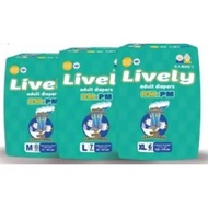 LIVELY Adult Diaper Tape M8 / L7 / XL6 - Adult Diaper Tape M 8 / L 7 / XL 6