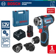 Bosch Cordless Drill Driver / Bor Obeng Baterai 12Volt GSR 12V-15FC