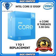 Processor INTEL CORE i3 12100F 3.3 GHz BOX SOCKET 1700 3 Years Warranty