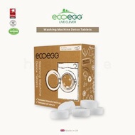 Ecoegg - 環保洗衣機槽清潔錠 - 6片裝 (6個月份量)｜純天然｜洗衣機清潔｜英國製