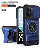 Casing for Xiaomi Redmi 15C 14C 13C Poco C85 C75 C65 Shockproof Magnetic Armor Casing Anti-Fall Bump