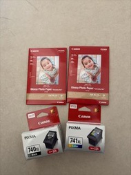 Canon PIXMA 740XL/741XL 墨盒 + 相紙