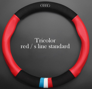 Xuming All Season ไม่มีกลิ่นบางรุ่น Audi รถขนฝาครอบพวงมาลัยหนังแท้ Audi A1 A3 A5 A6L A7 A8 Q2L Q5 Q5