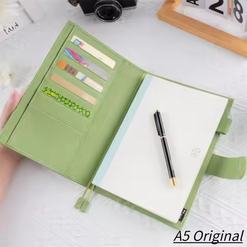 OX Knight 2026 Original Series A5 Notebook Cover for Hobonichi Cousin Genuine Pebbled Grain Leather 