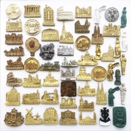 [chilala] Worldwide Winning Historical Works Human Landscape Tourist Souvenirs Magnets Refrigerator 