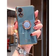 Honor 90 / Honor 70 / Honor 50 case Huawei P60 Pro Ring Bracket Silicone Case 50 pro Huawei P50 Pro 