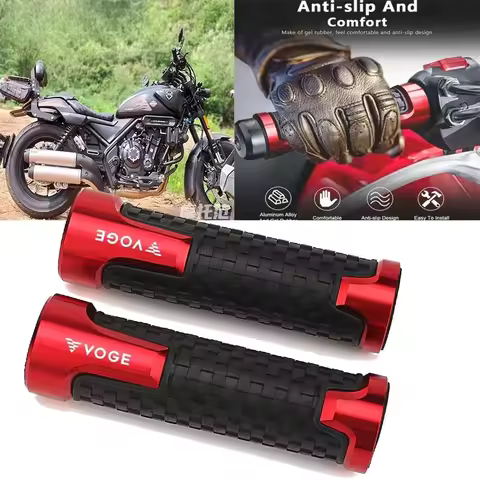 Handlebar Grips 22mm 7/8" Logo For Voge 650DS 600DSX ER10 SR4 350 500DS 500DSX 300AC 300ACX 300DS 30
