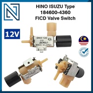 HINO ISUZU 12V FICD Valve 184600-4360 Denso