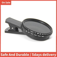 52mm Phone ND Filter ND2 to ND400 Clip-on Variable Neutral Density Filter for Phone Mobile Smart Pho