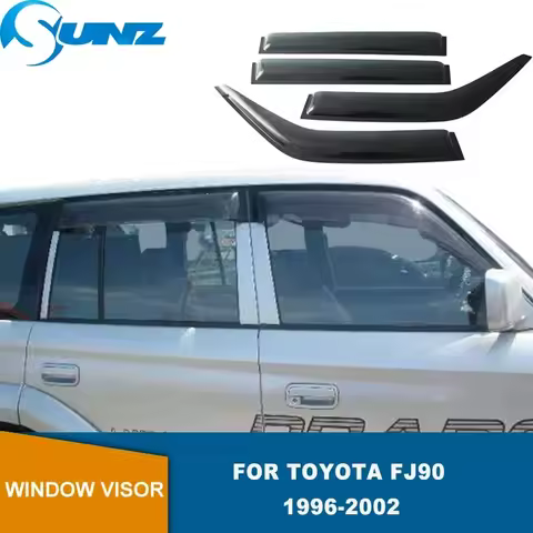 Window Deflectors For Toyota Land Cruiser Prado 90 Fj90 LC90 LC95 1996 1997 1998 1999 2000 2001 2002