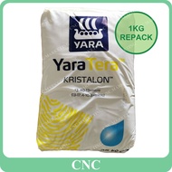 [REPACK] 1KG YaraTera Kristalon 13-40-13 +micro Baja Bunga Yara Flowering Fertilizer Fertiliser Micr