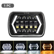 For Cherokee XJ Wrangler YJ Accessories H6054 H5054 H6054LL 6052 6053 Car 110W 5x7 Inch Led Headligh