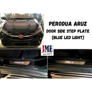 PERODUA ARUZ SIDE DOOR STEP PLATE LED BLUE LIGHT (READY STOCK)