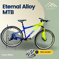 ETERNAL 1X8 / 1x9 / 1x10 / 1x11/ 3x11 / ALLOY frame MTB 27.5 and 29 er Aluminum Dual Suspension Mechanical and Hydraulic Brakes Outdoor Mountain Bike Cycling Exercise mtb with FREE HELMET