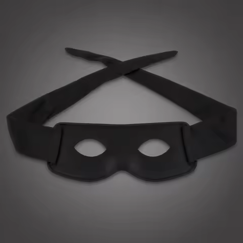 Half Mask Black Eye For Men Halloween Cosplay Party Bandit Ninja Lone Ranger Masquerade Carnival Pro