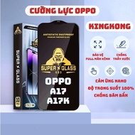 Oppo A17K, A17 Kingkong full screen tempered glass | Screen protector for opoo | OPKEM