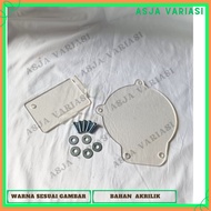 OLD AEROX CVT COVER ACRYLIC OLD AEROX CVT COVER FREE BOLT