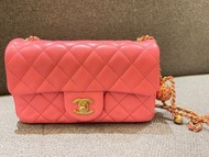 Chanel CF20 粉紅核桃金波