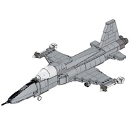 MOC Building Block Set F-5A Tiger Lightweight Fighter Plane Toy Model Gift for Boys over 14 Years Ol
