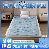 Gel Ice Pillow Mattress Dormitory Ice Mattress Student Water-Free Cooling Cushion Single Double Bed 