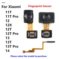Fingerprint Sensor For Xiaomi 12 13 14 11T 12T 13T Pro 12X Home Button Flex Cable Repair Parts