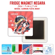 Fridge Magnet Fridge Magnet Landmark Series Country Souvenirs Various Countries Souvenirs Gifts