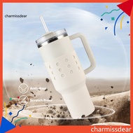 CHA Water Bottle Accessories Scratch-resistant Tumbler Sleeve Non-slip Silicone Water Bottle Sleeve Heat-resistant Protective Tumbler Accessories