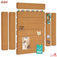 MAIAL Pushpin Cork Board, Removable Frameless Self Adhesive Cork Board, Multifunctional Cork Materia