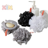 [lighthivenn] 1 Piece Of Soft Loofah Sponge Bath Ball For Soap 2-in-1 Soap Dispenser And Body Scrub 