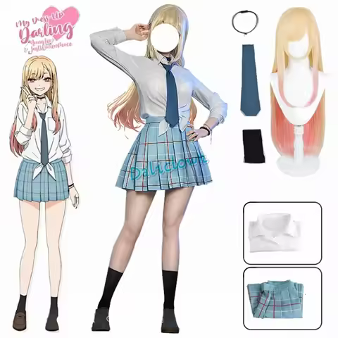Marin Kitagawa Cosplay My Dress Up Darling JK School Uniform Dress Girls Maid Outfit Anime Cosplay H