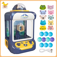 [Nosafhu] Candy Claw Machine Claw Machine Toy Mini Claw Machine with 20 Toys Electronic Arcade Game 