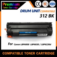Toner HOME ตลับหมึกเลเซอร์โทนเนอร์ 312(BK)/312/312BK เครื่องปริ้น For Printer Laserjet P1005/P1006/Canon/LBP3050/LBP3100/LBP3150
