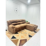 sofa L selonjor informa / sofa super empuk