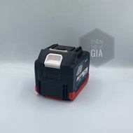 Pin Makita 18V - 21V 3 hàng vỏ chống sốc Dung Lượng 6Ah - 7.5Ah nhận sạc Adapter bảo hành 6 tháng