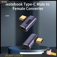 mw Type-C to Type-C Adapter Right Angle 40Gbps USB 40 100W 5A Laptop USB C Male to USB C Female Conv