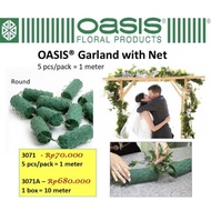 Oasis Garland With Net Floral Foam Basah Rangkaian Gantung Dekorasi #Original[Grosir]